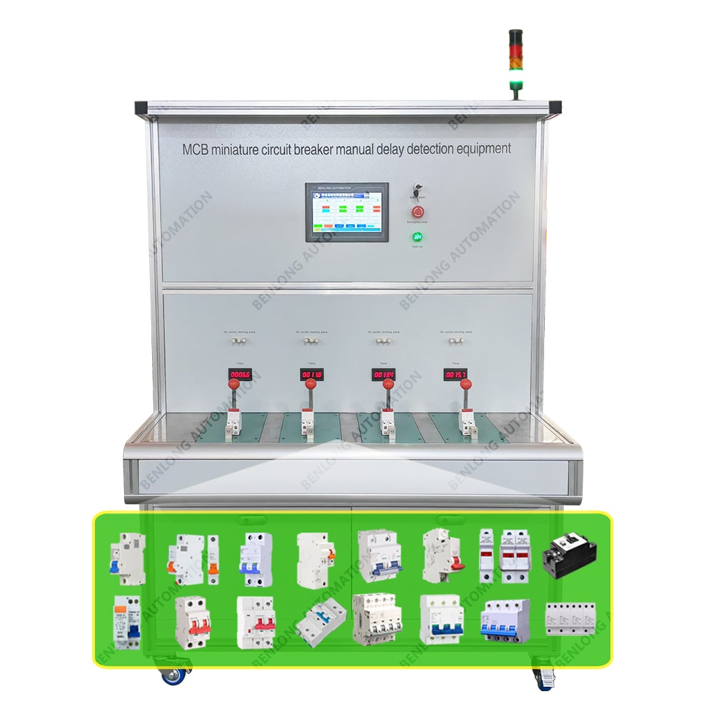 MCB manual thermal trip calibration bench