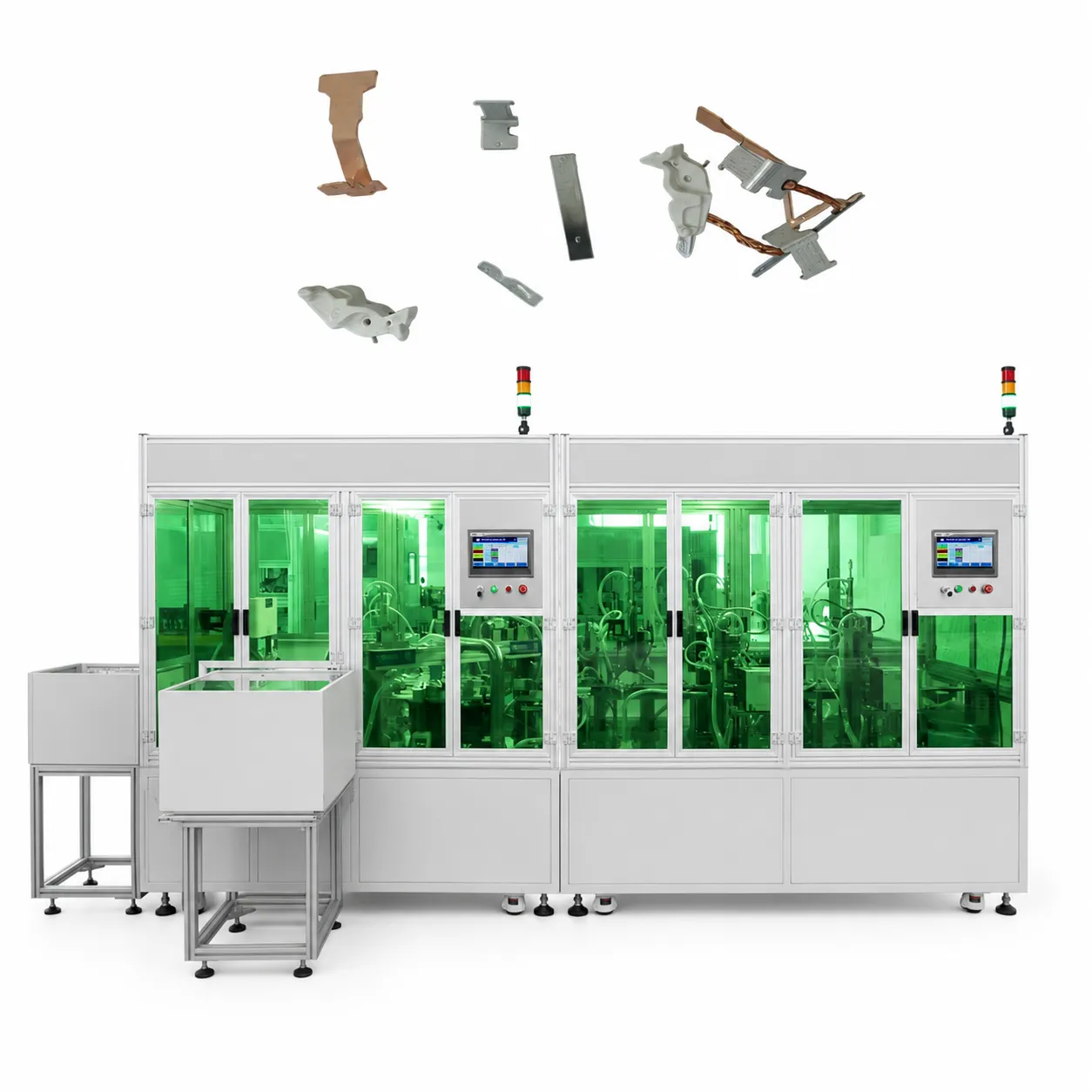 MCB thermal trip set automatic welding line