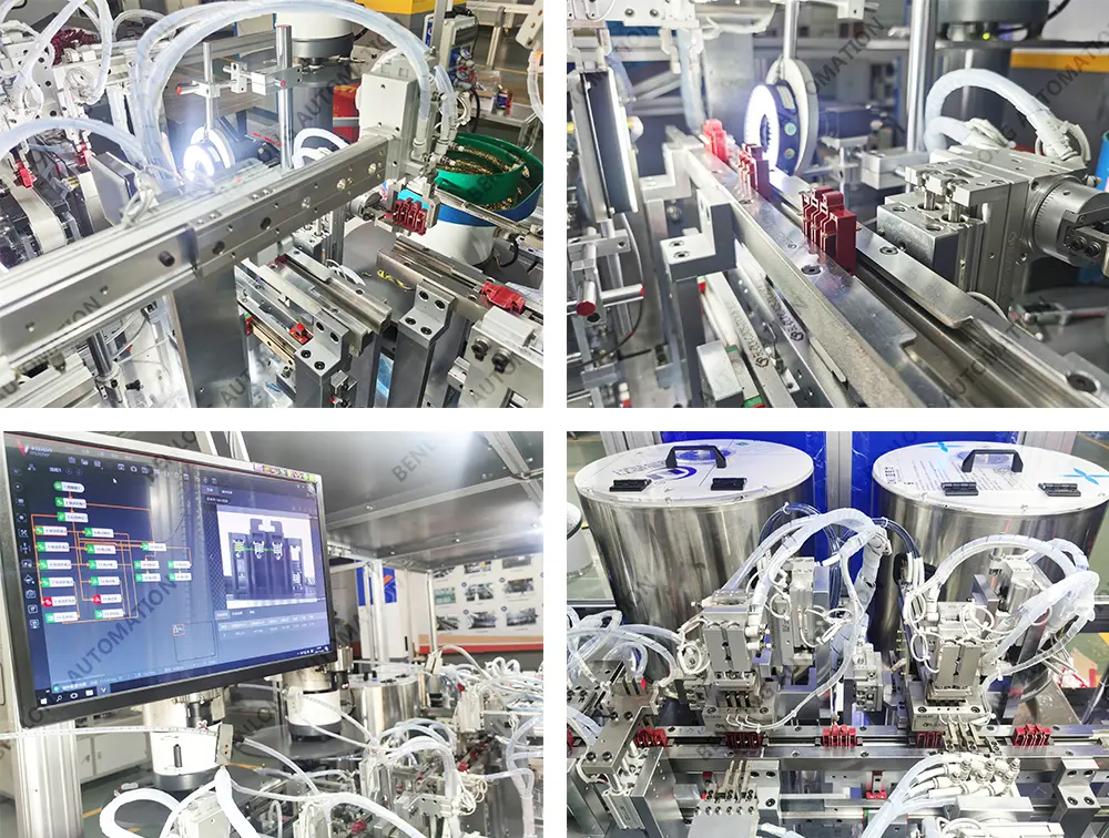 AC contactor automatic contact insertion machine