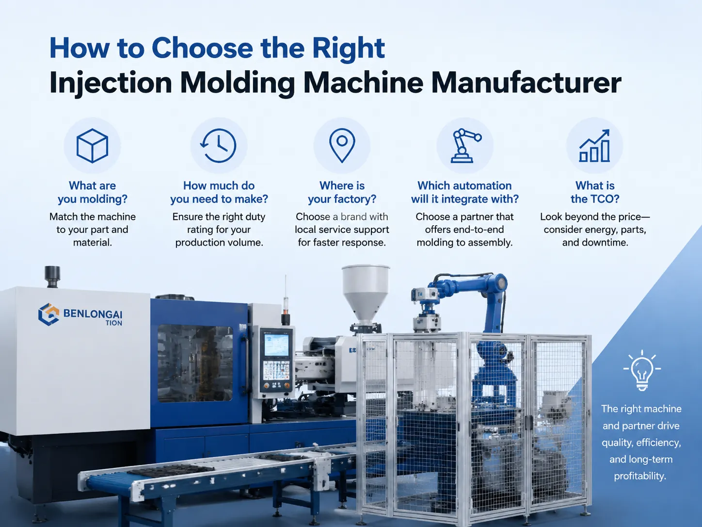 How to Choose the Right Injection Molding Machine Manufacturer