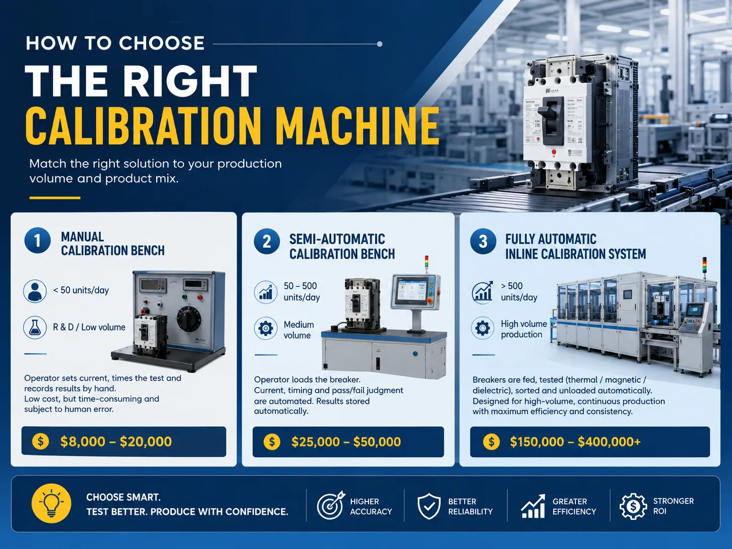 How to choose the right calibration machine for your factory