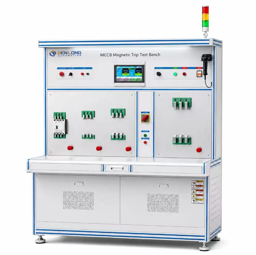 MCCB manual magnetic trip test bench