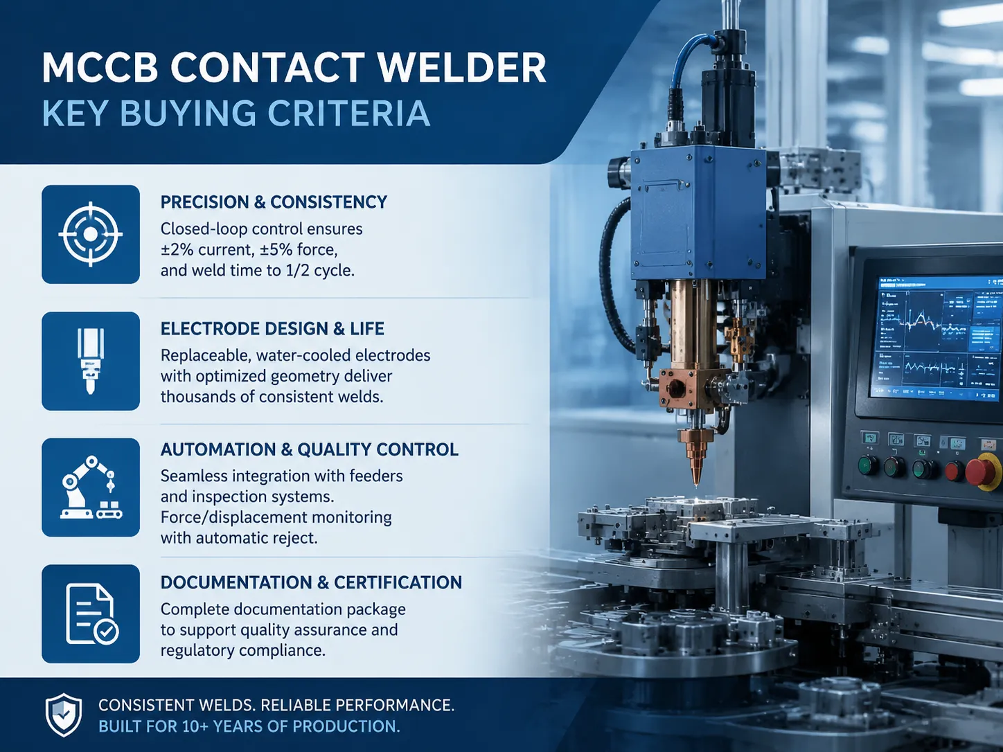 MCCB contact welder key buying critria