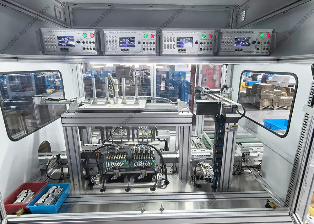 RCBO automatic magnetic reset and testing machine