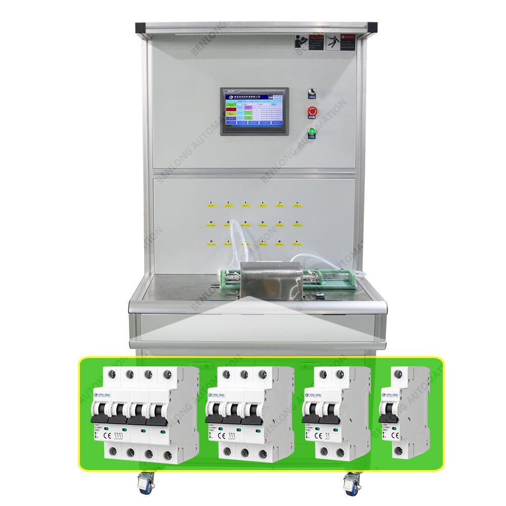 MCB semi-automatic magnetic trip test bench