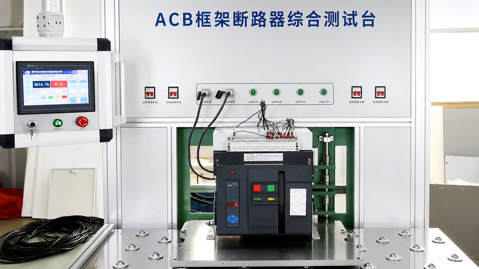 ACB comprehensive test bench for 1600A to 6300A air circuit breakers