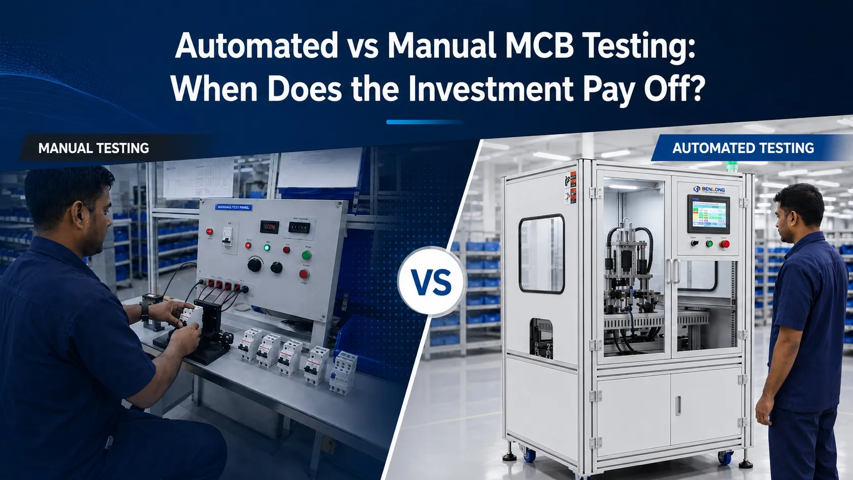 Automated vs Manual MCB Testing: When Does the Investment Pay Off?