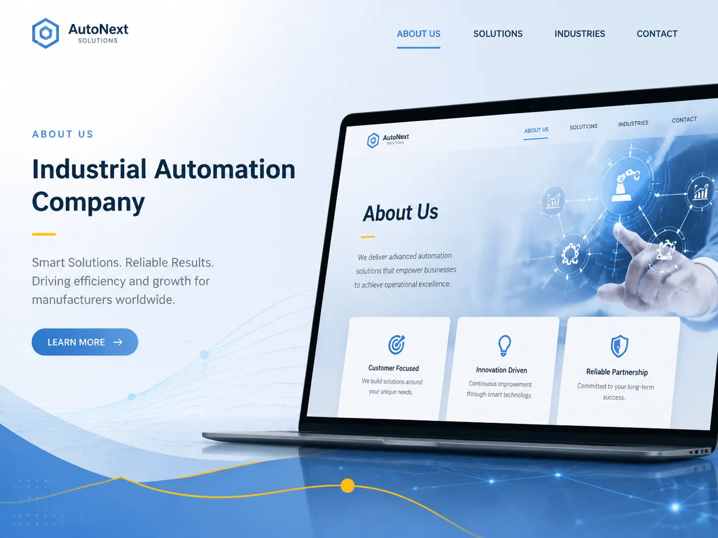 Industrial Automation Company About Us Page: Best Practices for B2B Manufacturers