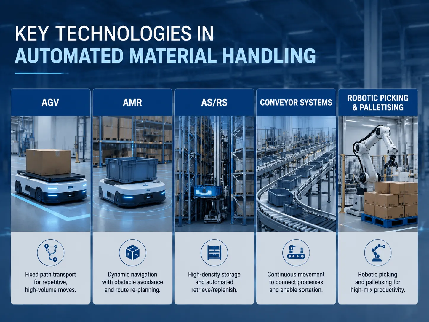 Key Technologies in Automated Material Handling