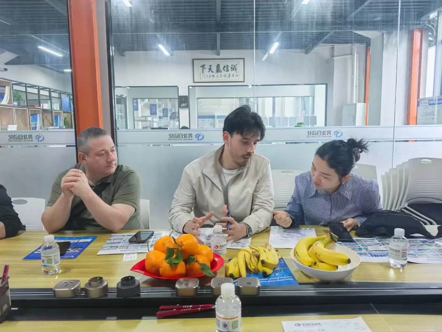 Turkish Customer Team Visit at Benlong Automation Factory