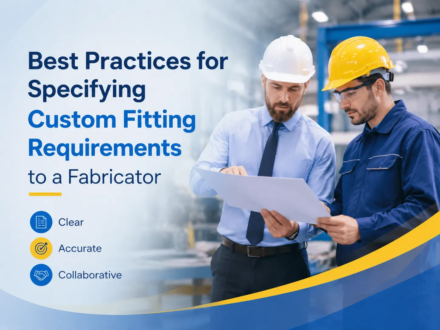 Best Practices for Specifying Custom Fitting Requirements to a Fabricator