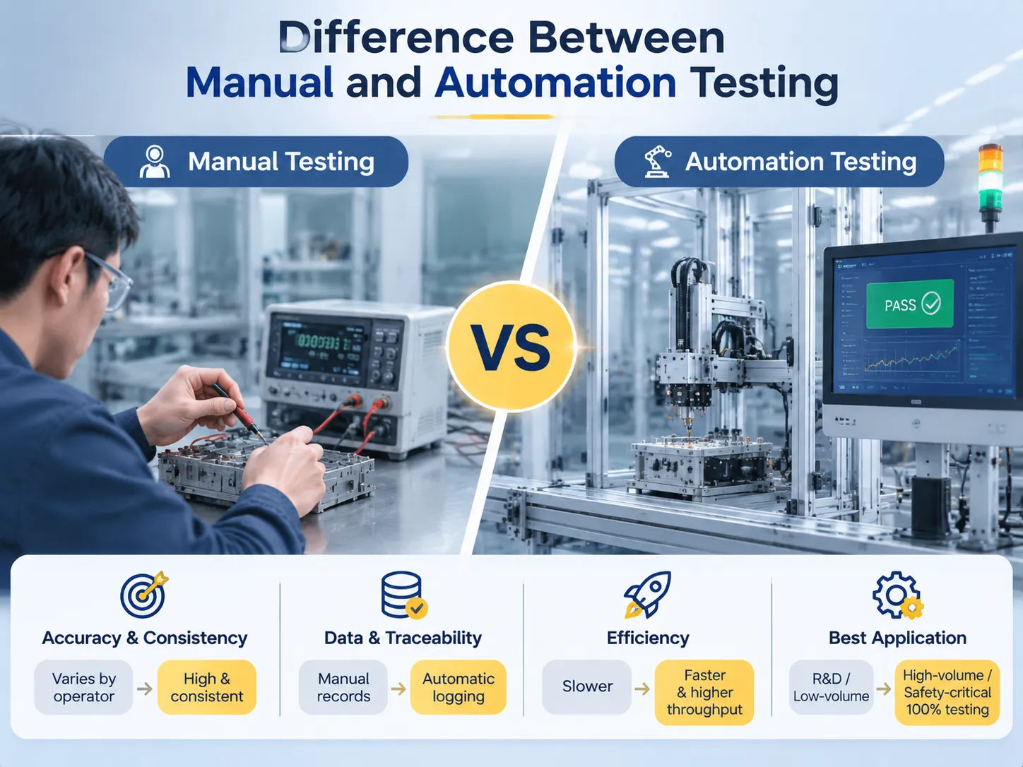 Difference Between Manual and Automation Testing