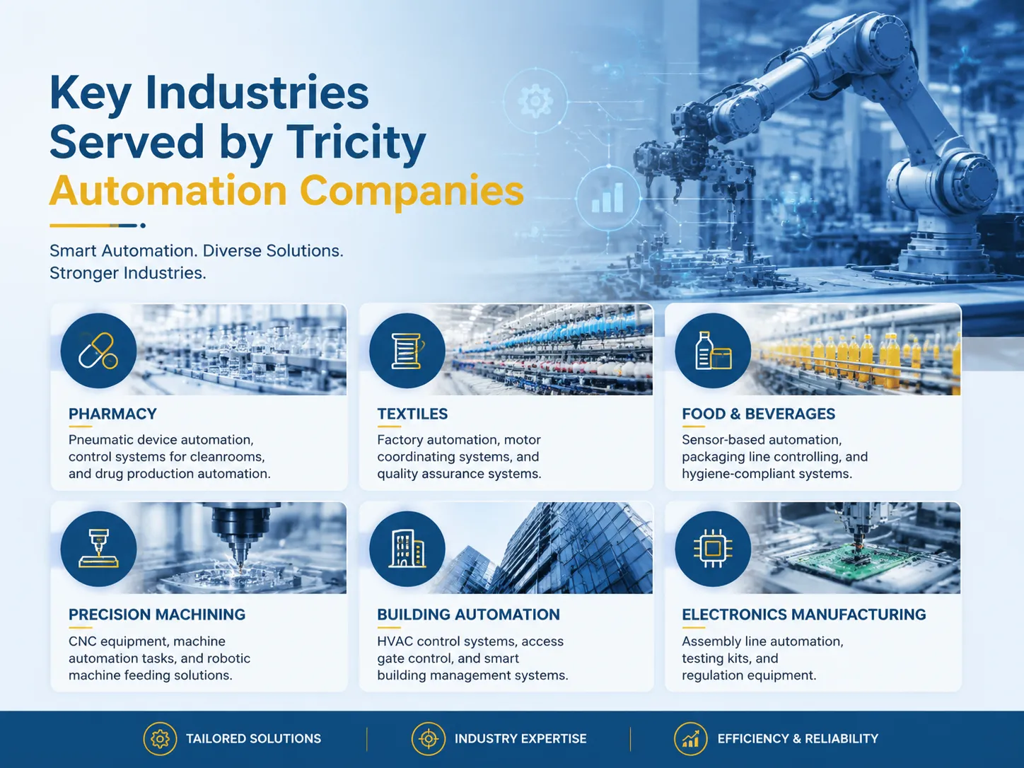 Key Industries Served by Tricity Automation Companies
