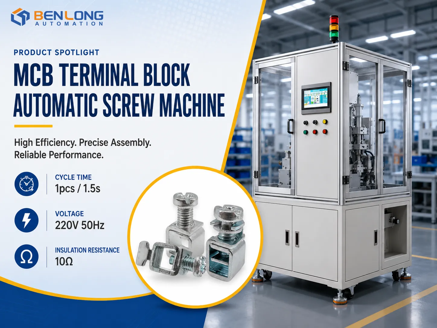 Why an Automatic Screw Machine Decides MCB Terminal Quality