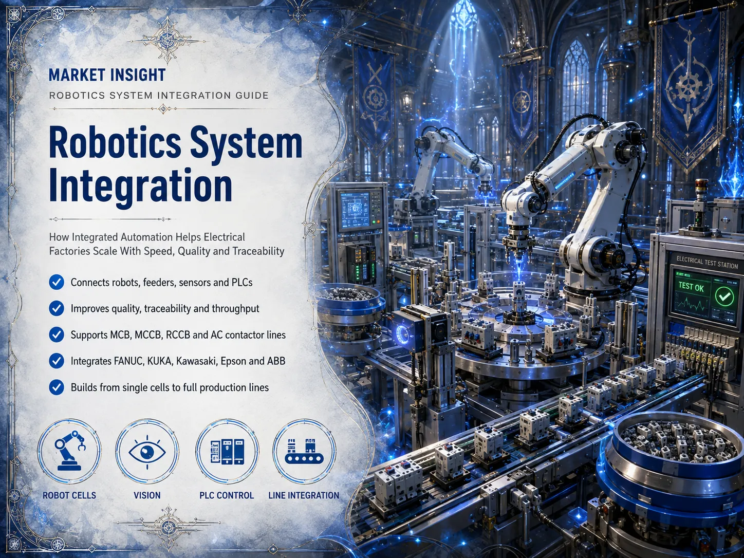 Robot Integration for Circuit Breaker Automation | Benlong