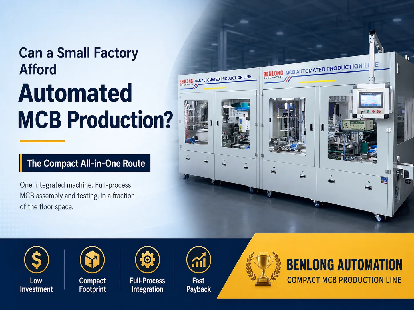 MCB Manufacturing Machine: Totally Integrated Automation