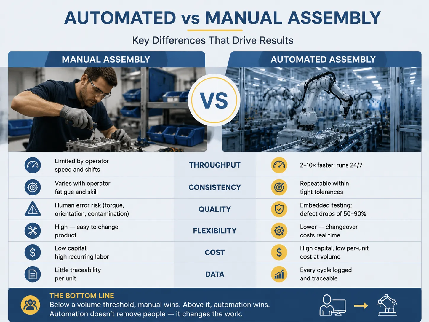 Automated vs Manual Assembly