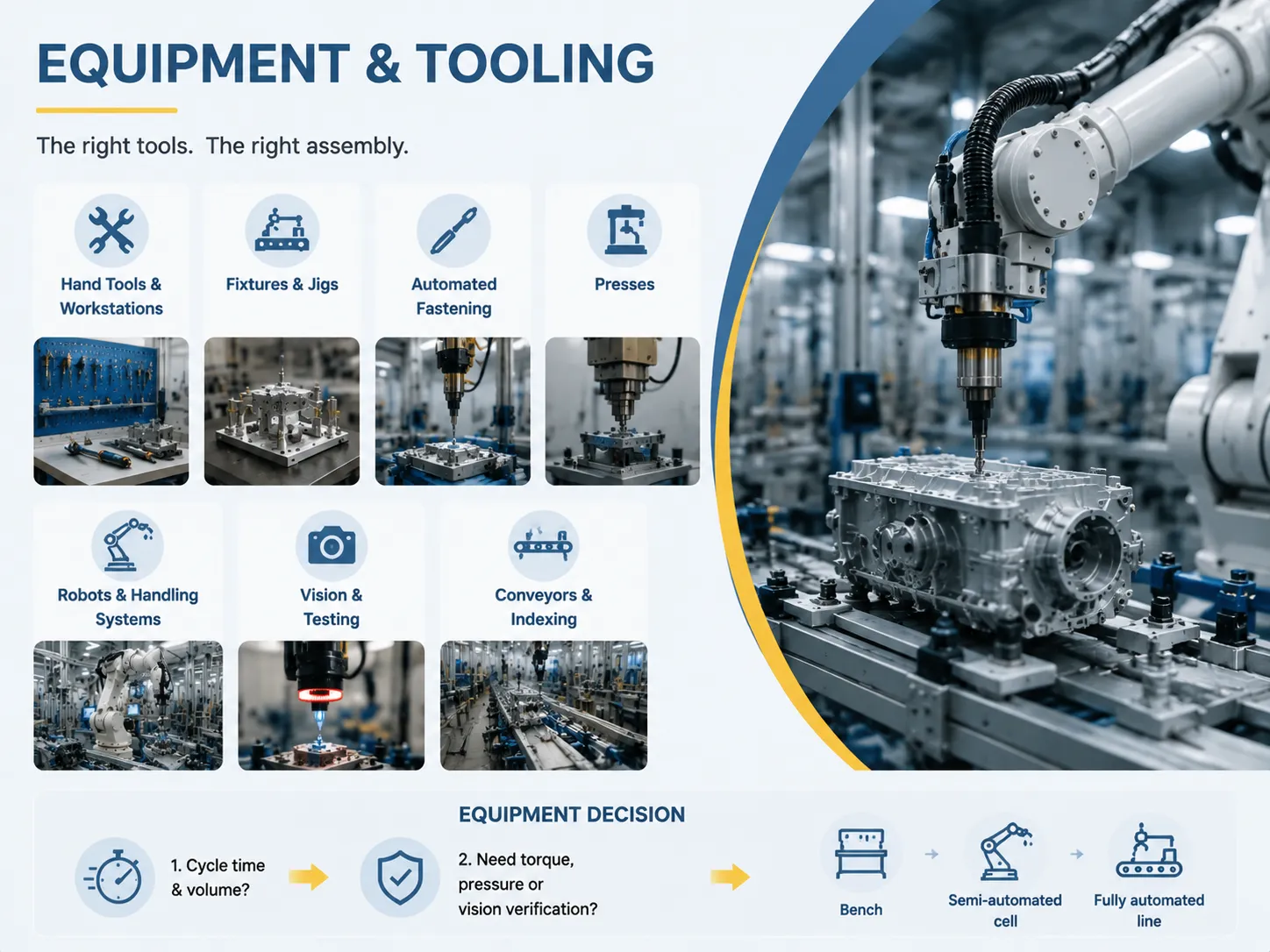Equipment and Tooling