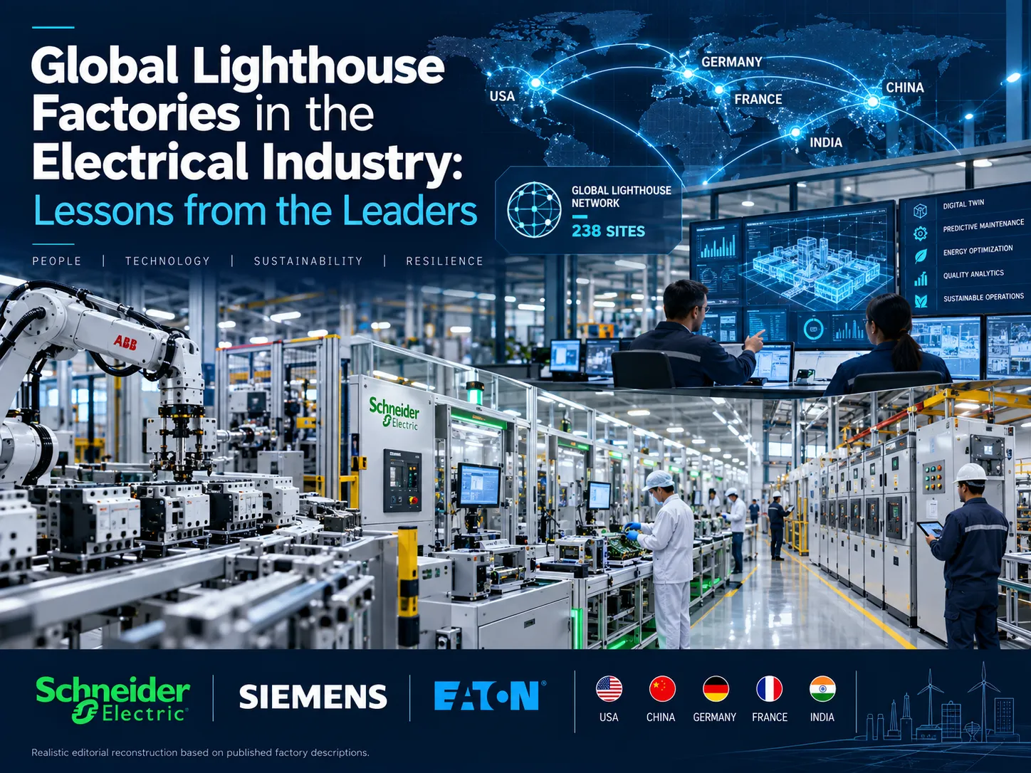 What Is a Factory Lighthouse? Real Examples from Schneider, Siemens & Eaton