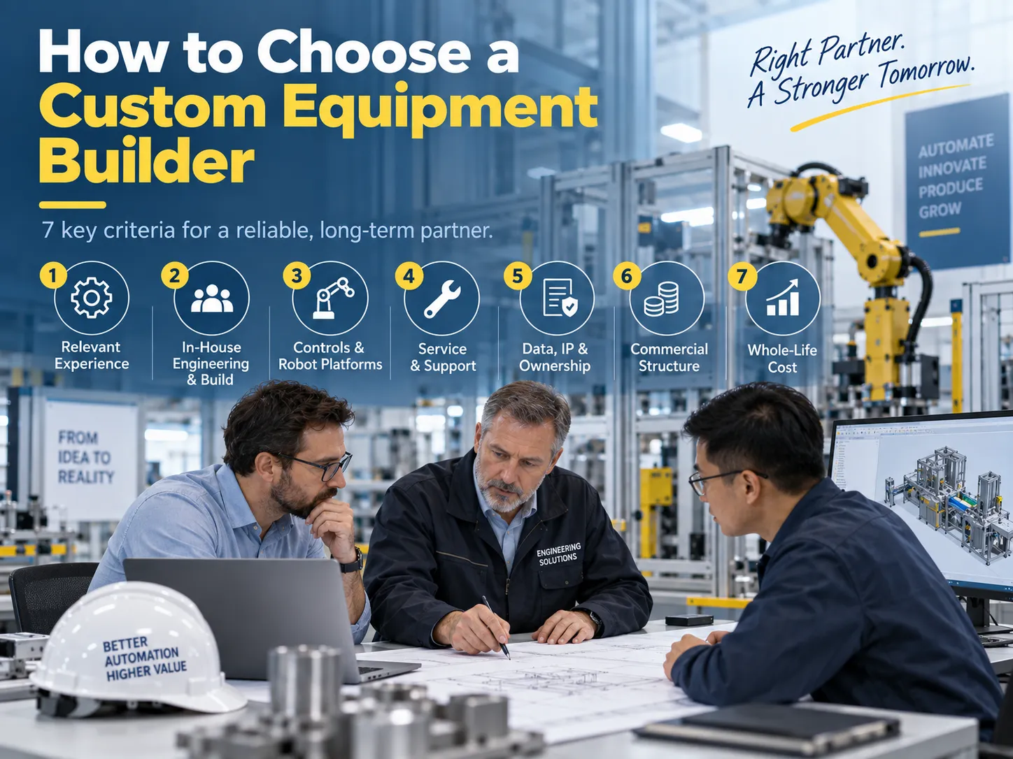 How to choose a custom equipment builder