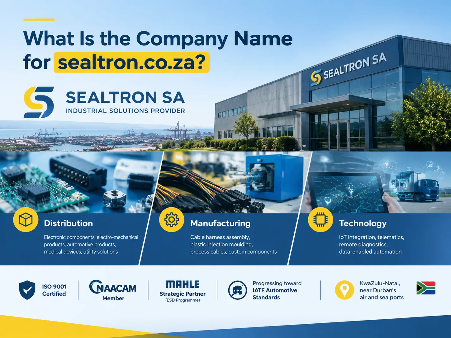 What Is the Company Name for sealtron.co.za?