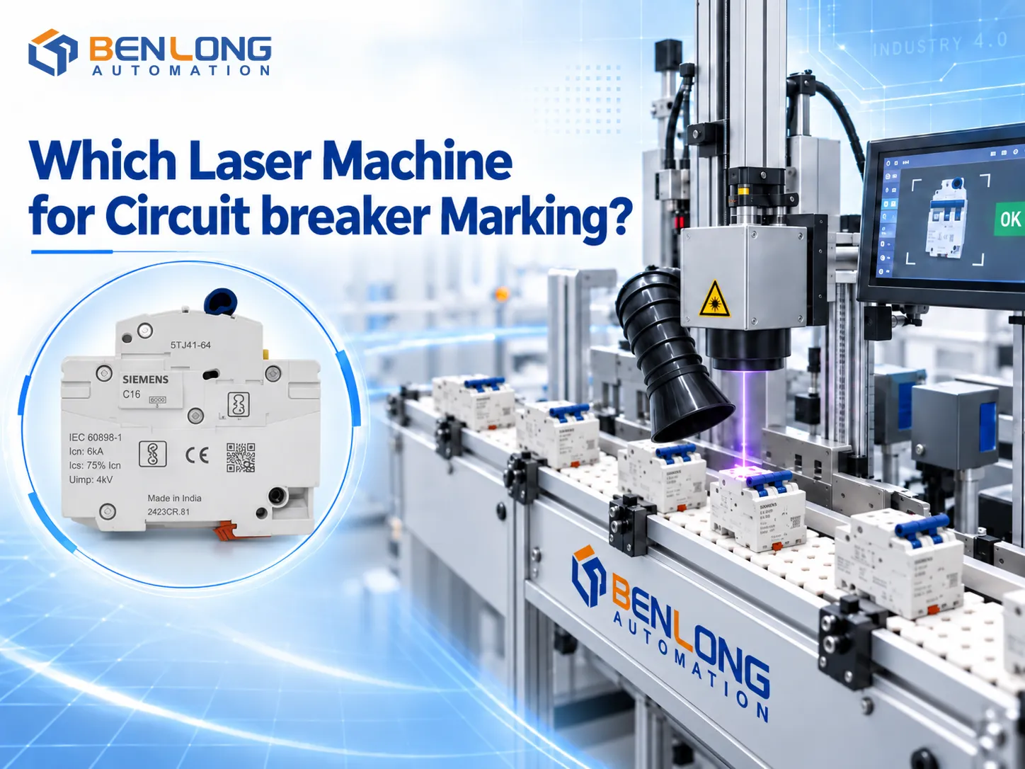 Which Laser Machine for Circuit breaker Marking？