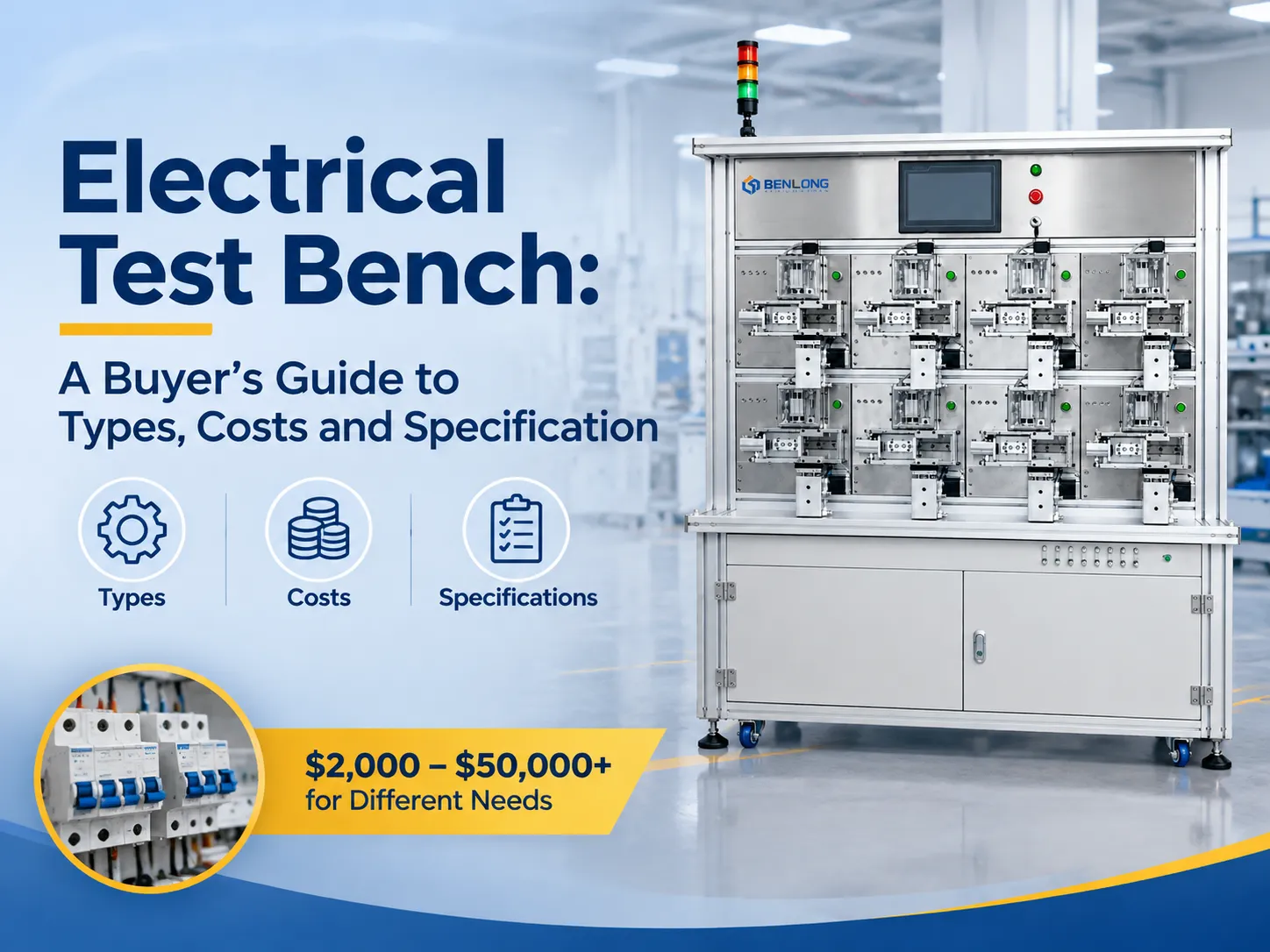 Electrical Test Bench: A Buyer’s Guide to Types, Costs and Specification