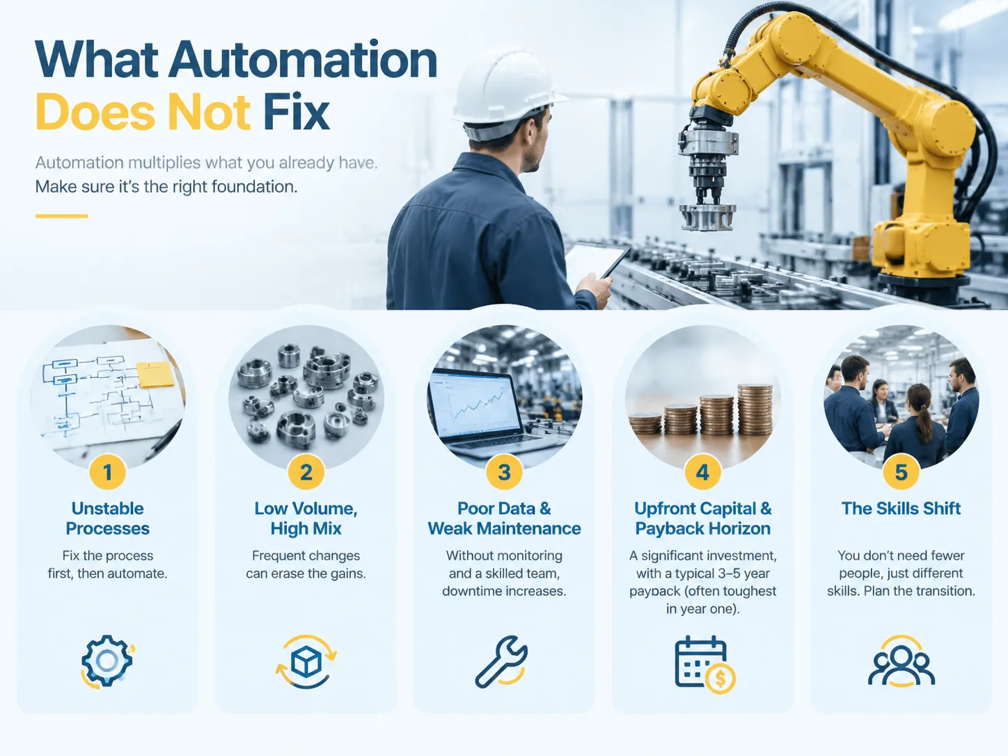 What automation does not fix
